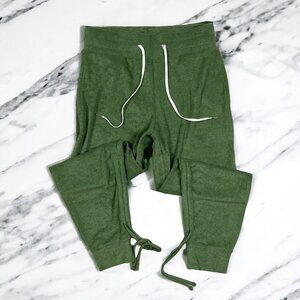 Three Dots Terry Cloth Jogger Sweatpants Size Small Drawstring Cinch Hem Pull On